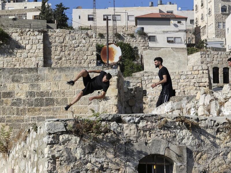 Parkour in the West Bank City of Hebron