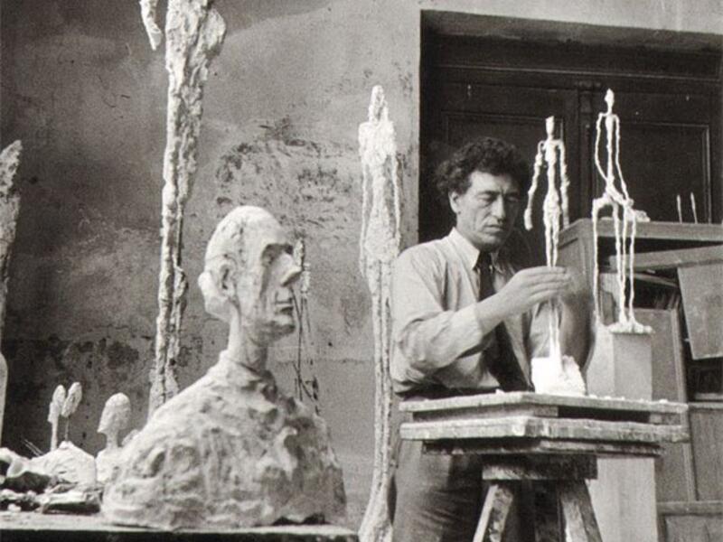  Swiss artist Alberto Giacometti