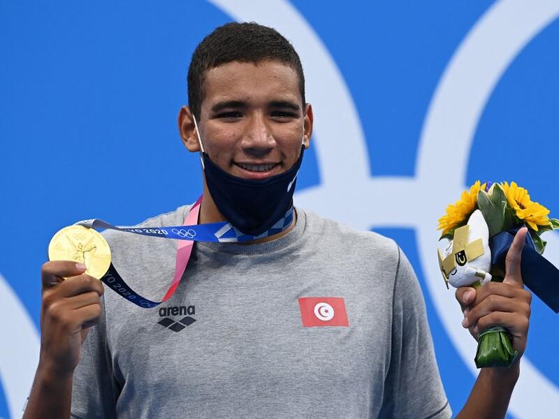 Ahmed Hafnaoui (Photo: AFP)