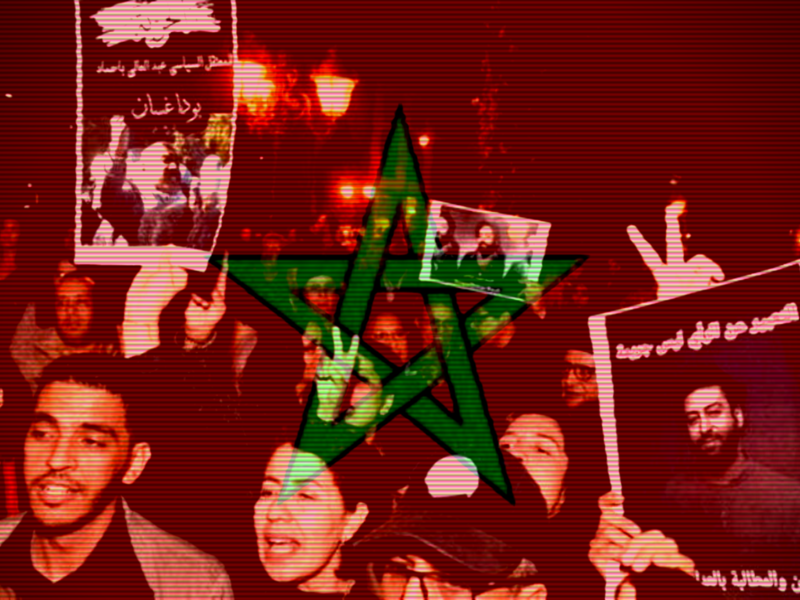 protest in Morocco