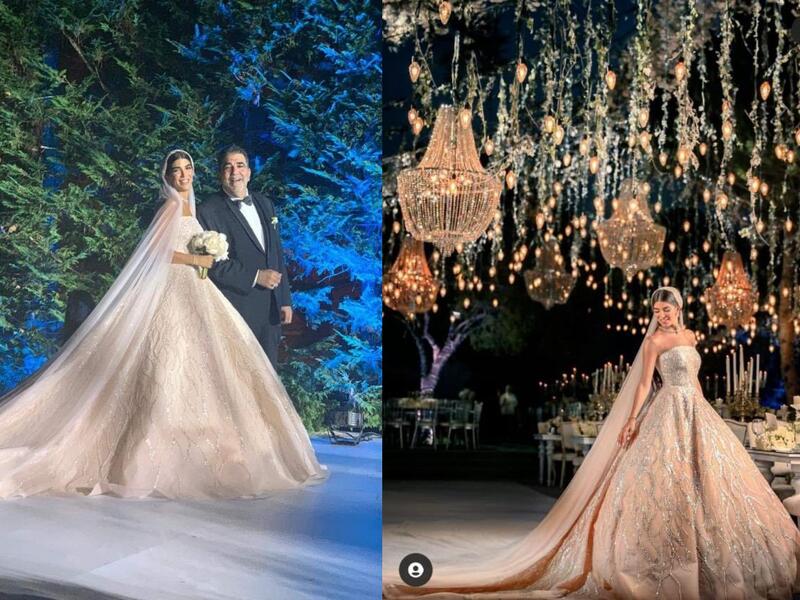 The lavish wedding of former Hezbollah MP slammed.