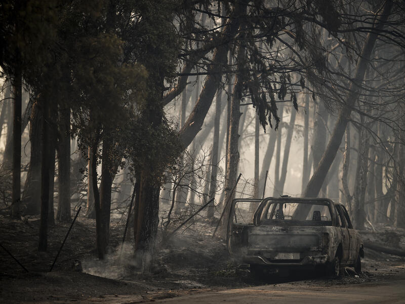 Ancient Olympia is threatened by wildfires