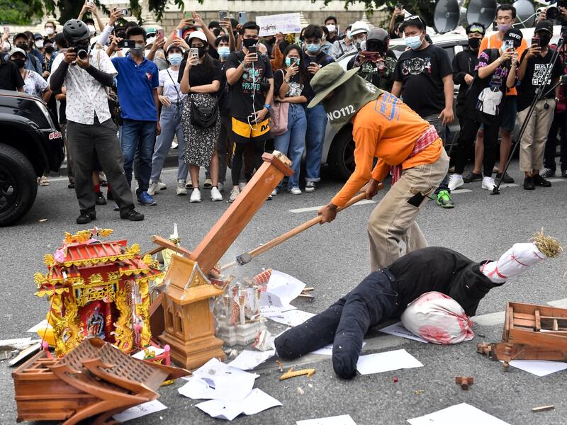 Anti-government Protesters in Thailand