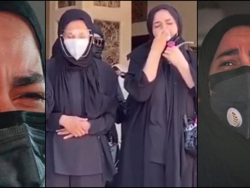 Devastating Video of Amy and Donia Samir Ghanem Touching Their Mother Dalal Abdel Aziz’s Coffin for the Last Time