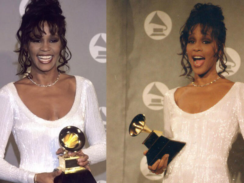 In 1994 at the 36th Grammys Whitney Houston took home three Grammy Awards.
