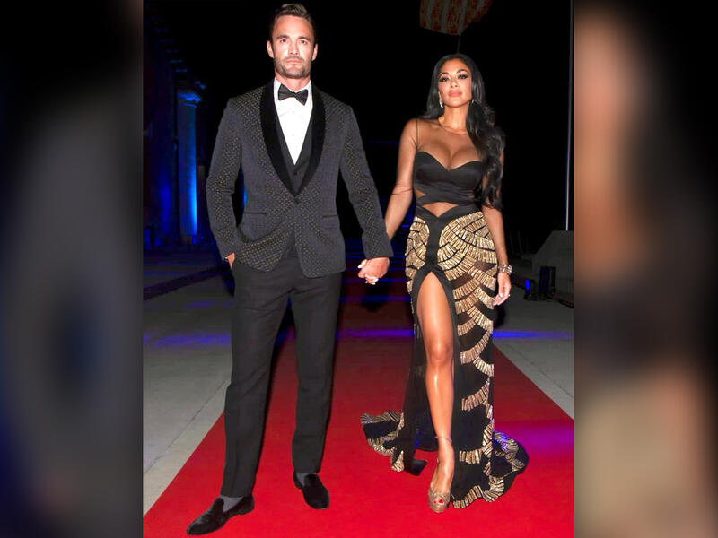 Nicole Scherzinger and Thom Evans