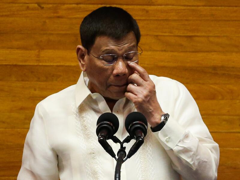Philippine President Rodrigo Duterte