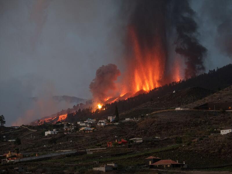 Cumbre Vieja Volcano in Spain