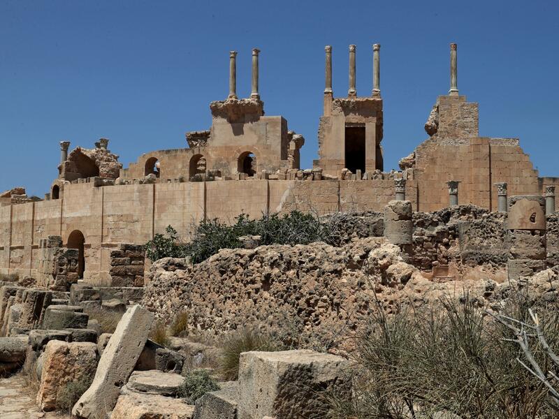 Leptis Magna on the Libyan coast