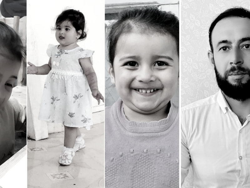Zemari Ahmadi and his family