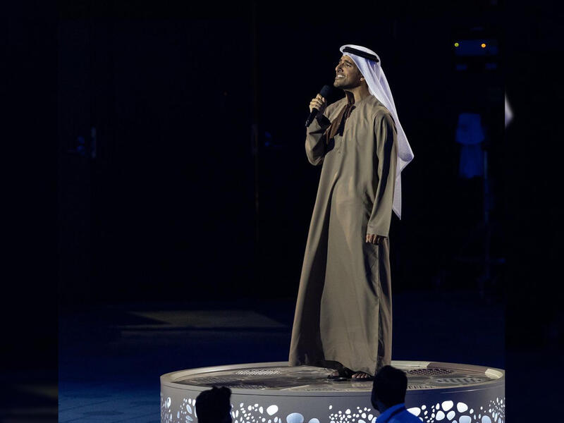 Emirati singer Rashed Al-Nuaimi