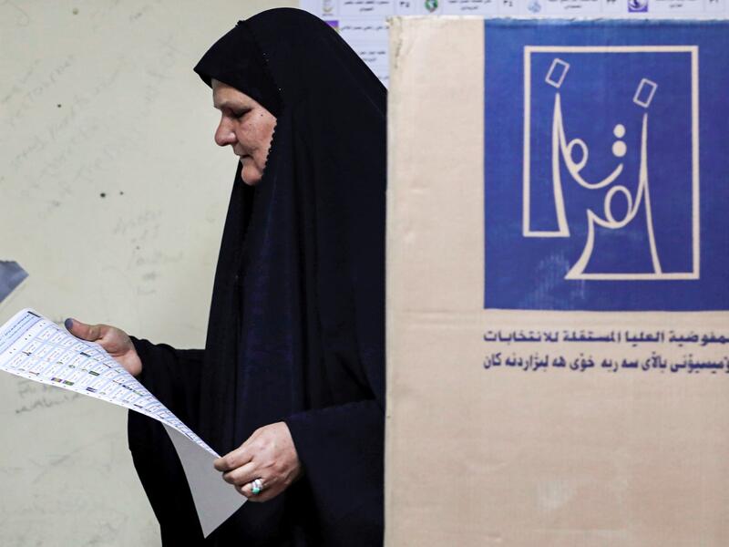 Prime Minister Mustafa al-Kadhemi's future hangs in the balance, with few observers willing to predict who will come out on top after the usual political haggling between factions that follow Iraqi elections. (Photo by AHMAD AL-RUBAYE / AFP)