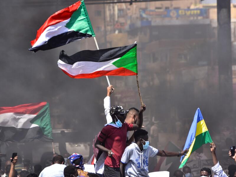 Sudanese Protest Military Coup in Khartoum