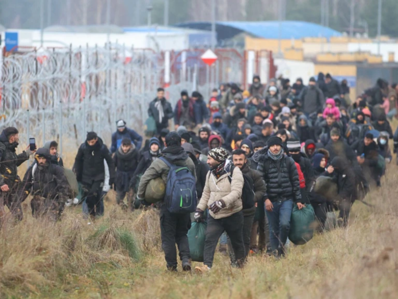 On the Polish-Belarus border 