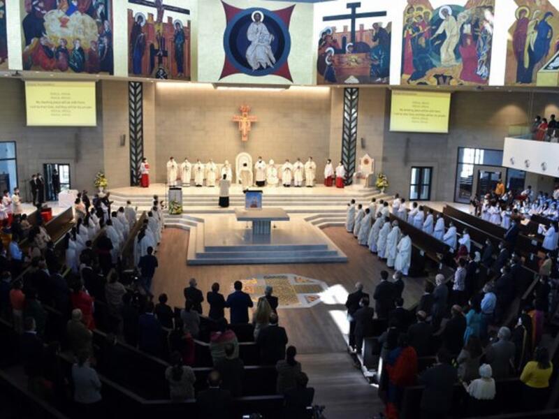 Inside Our Lady of Arabia