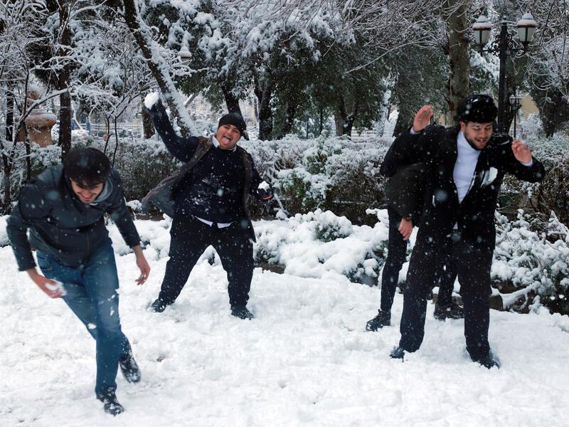 Snow in Kurdistan, Iraq