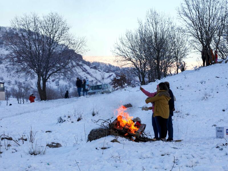 Snow in Kurdistan, Iraq