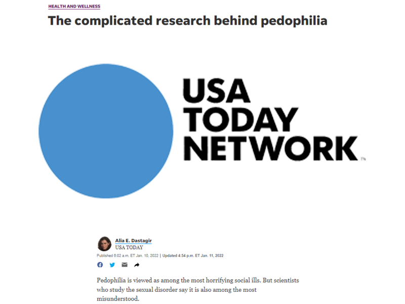 USA Today Defending Pedophilia