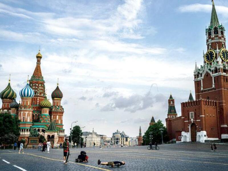 Red Square in Downtown Moscow 