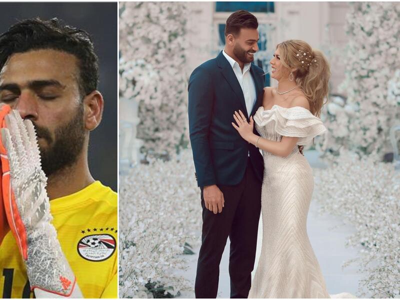 محمد أبو جبل وزوجته