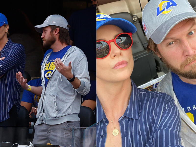 Charlize Theron reveals Super Bowl ‘mystery man’