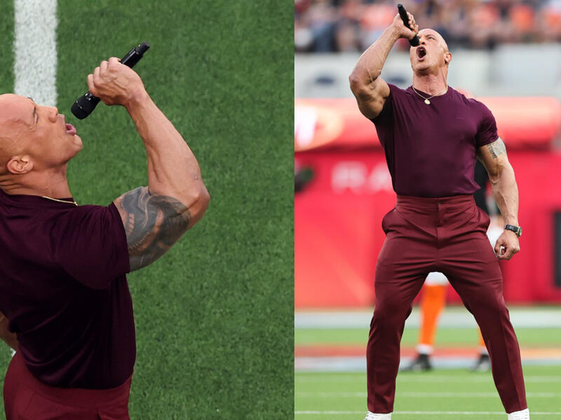 Dwayne ‘The Rock’ Johnson has delivered an electrifying speech to announce the teams appearing at Super Bowl LVI