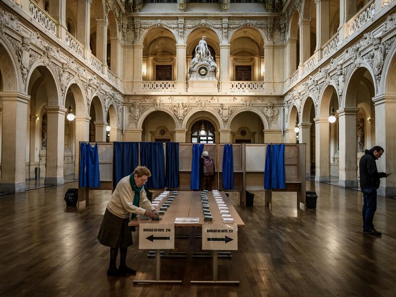 The first round of France's presidential election