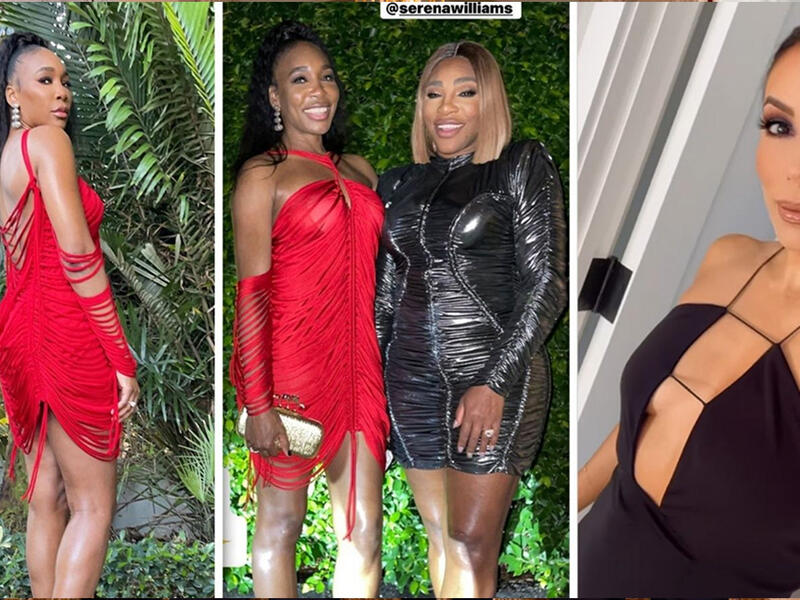 Eva Longoria stuns alongside Venus and Serena Williams at Brooklyn Beckham’s wedding