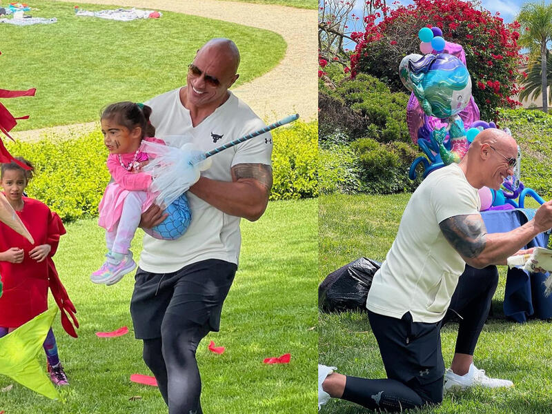 The Rock's big easter weekend 