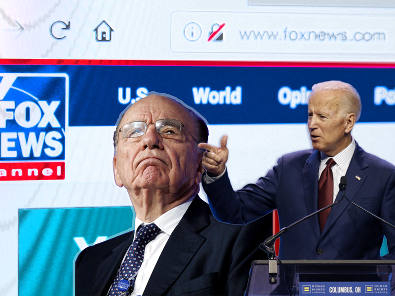 Joe Biden and Rupert Murdoch