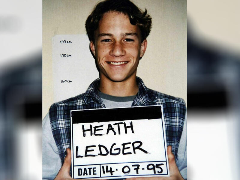 16 year-old Heath Ledger in a casting photograph from 1995.