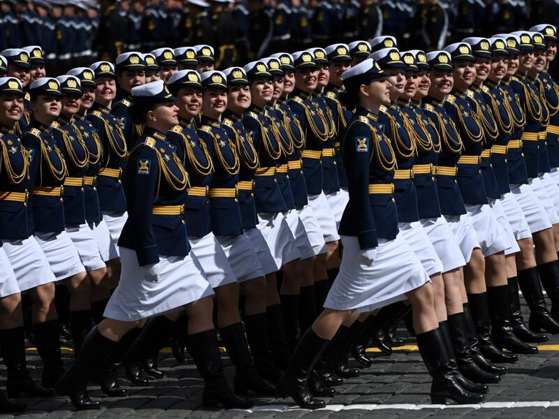 Victory Day military parade in central Moscow