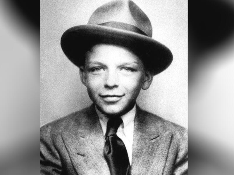A 7-year-old Frank Sinatra, 1922.