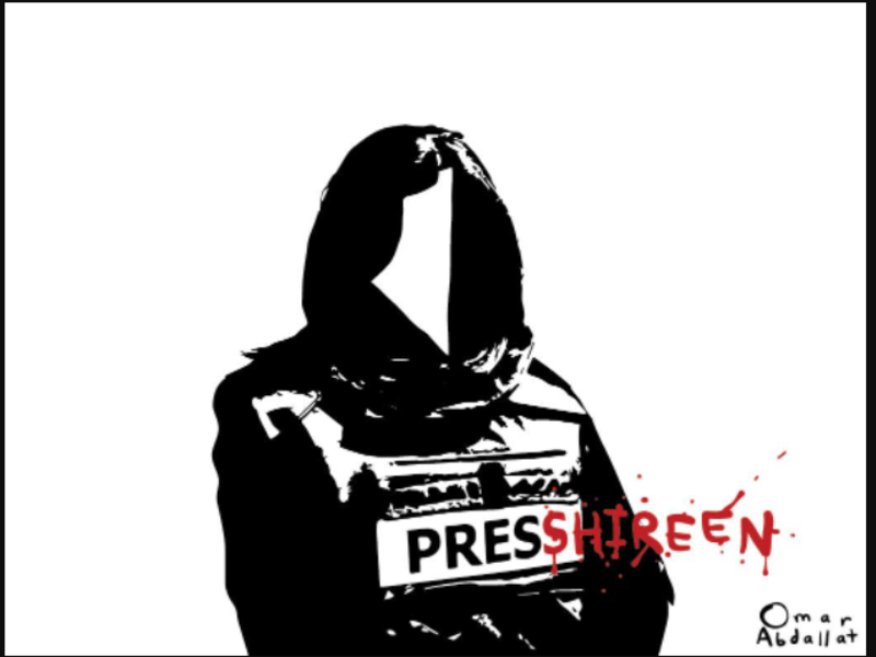 Cartoonists Pay Tribute to Al Jazeera journalist Shireen Abu Akleh