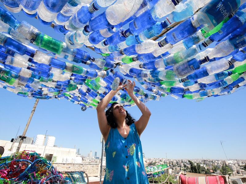 Jordanian-based Artist Raises Awareness About Environment Through Art