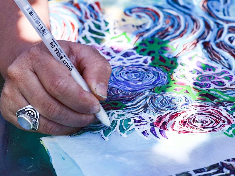 Jordanian-based Artist Raises Awareness About Environment Through Art
