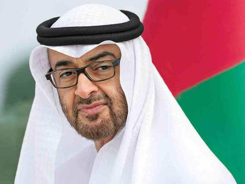 المركز الثامن: الرئيس الإماراتي الشيخ محمد بن زايد آل نهيان