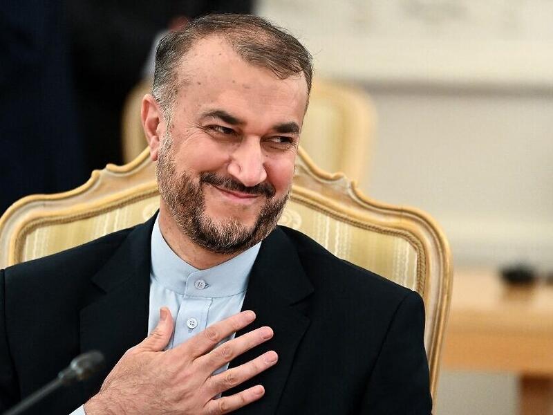 Iran's Foreign Minister Hossein Amir-Abdollahian 