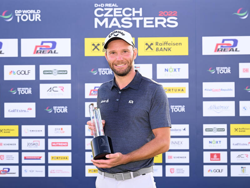 Maximilian Kieffer picked up his first DP World Tour win in Prauge (Image credit: Supplied)