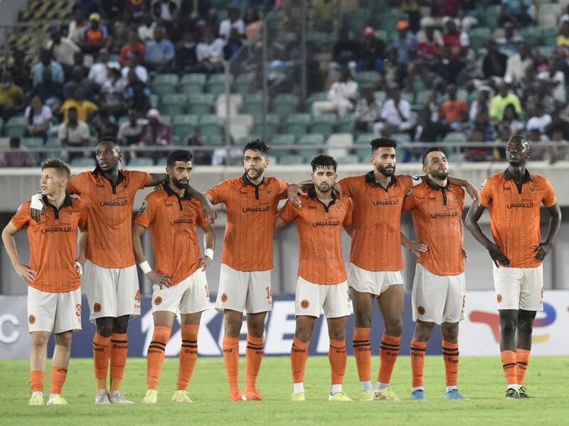 فريق نهضة بركان (المصدر: أ ف ب)