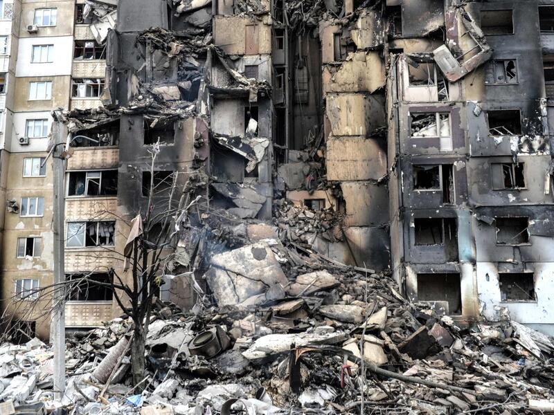 Destructive scenes from Kharkiv 