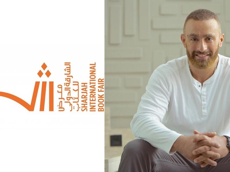 النجم أحمد السقا في جلسة حوارية بمعرض الشارقة للكتاب