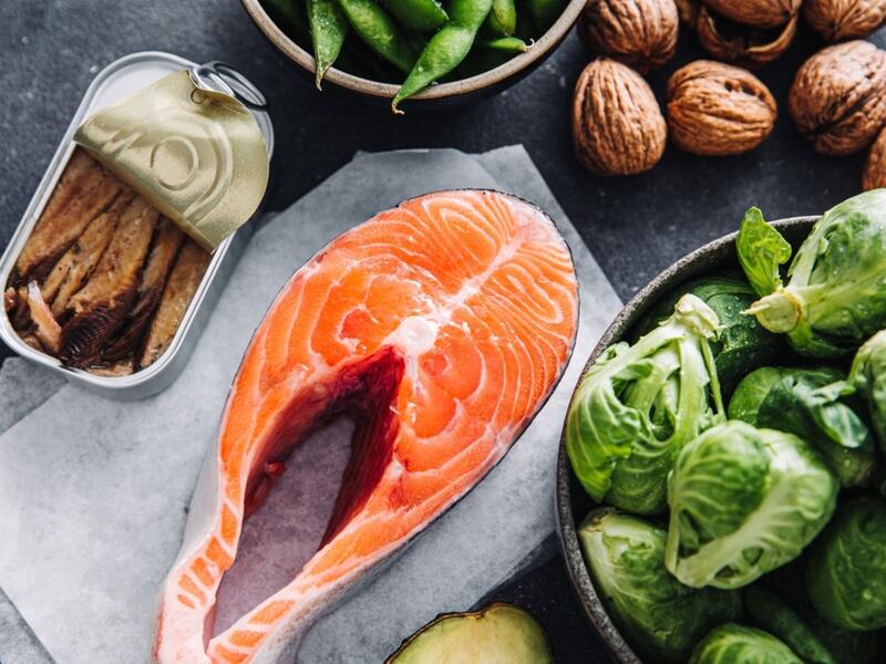 salmon and sardines
