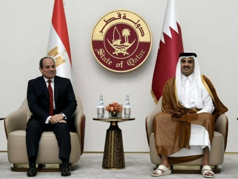 الرئيس المصري عبد الفتاح السيسي وصل إلى الدوحة اليوم الأحد، 20 نوفمبر 2022.