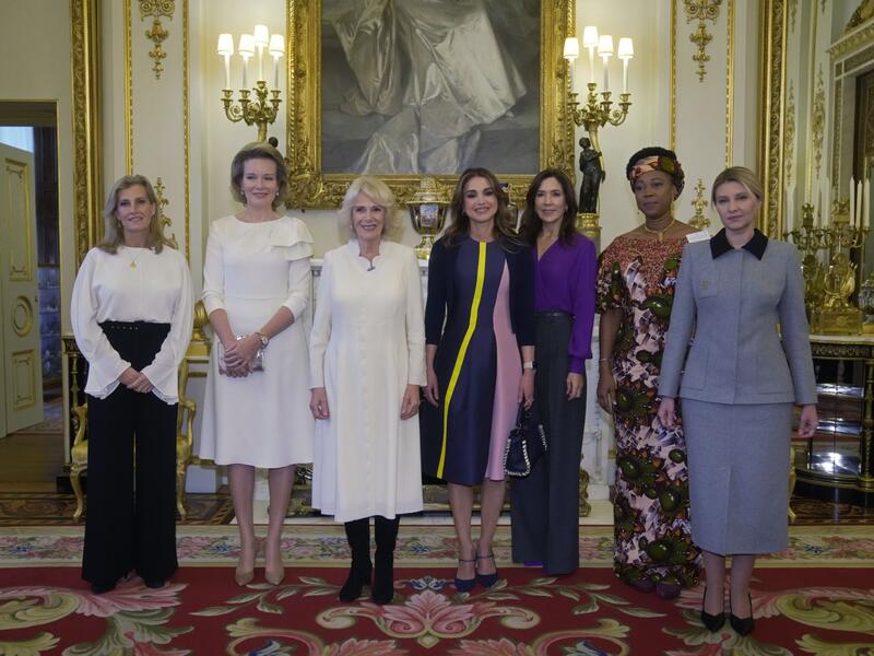 Royalty at Buckingham Palace 