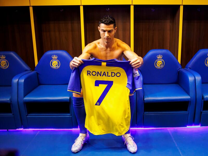 كريستيانو رونالدو (Photo by Jorge Ferrari / Al Nassr Football Club / AFP) 