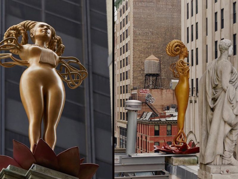 Woman statue