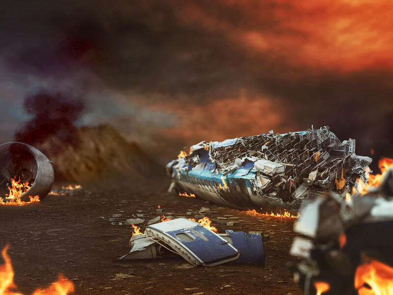 Airplane crashed