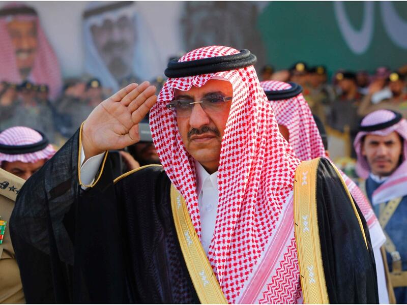 الأمير السعودي محمد بن نايف بن عبد العزيز آل سعود (2015-2017): أقيل من منصبه وخلفه ابن أخيه ولي العهد الحالي محمد بن سلمان.