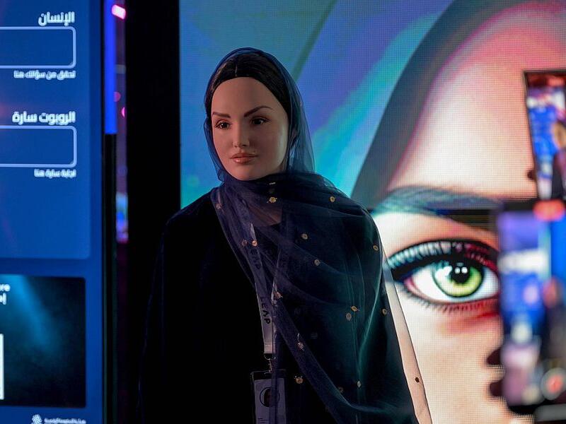 Sara the Saudi robot 